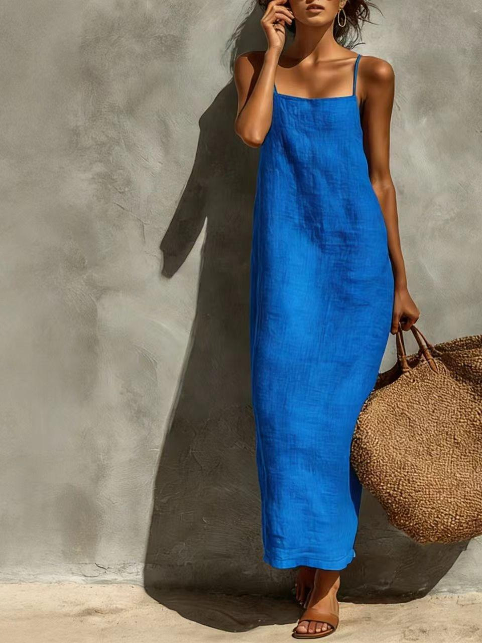 Bohemian Square Neck Cami Dress