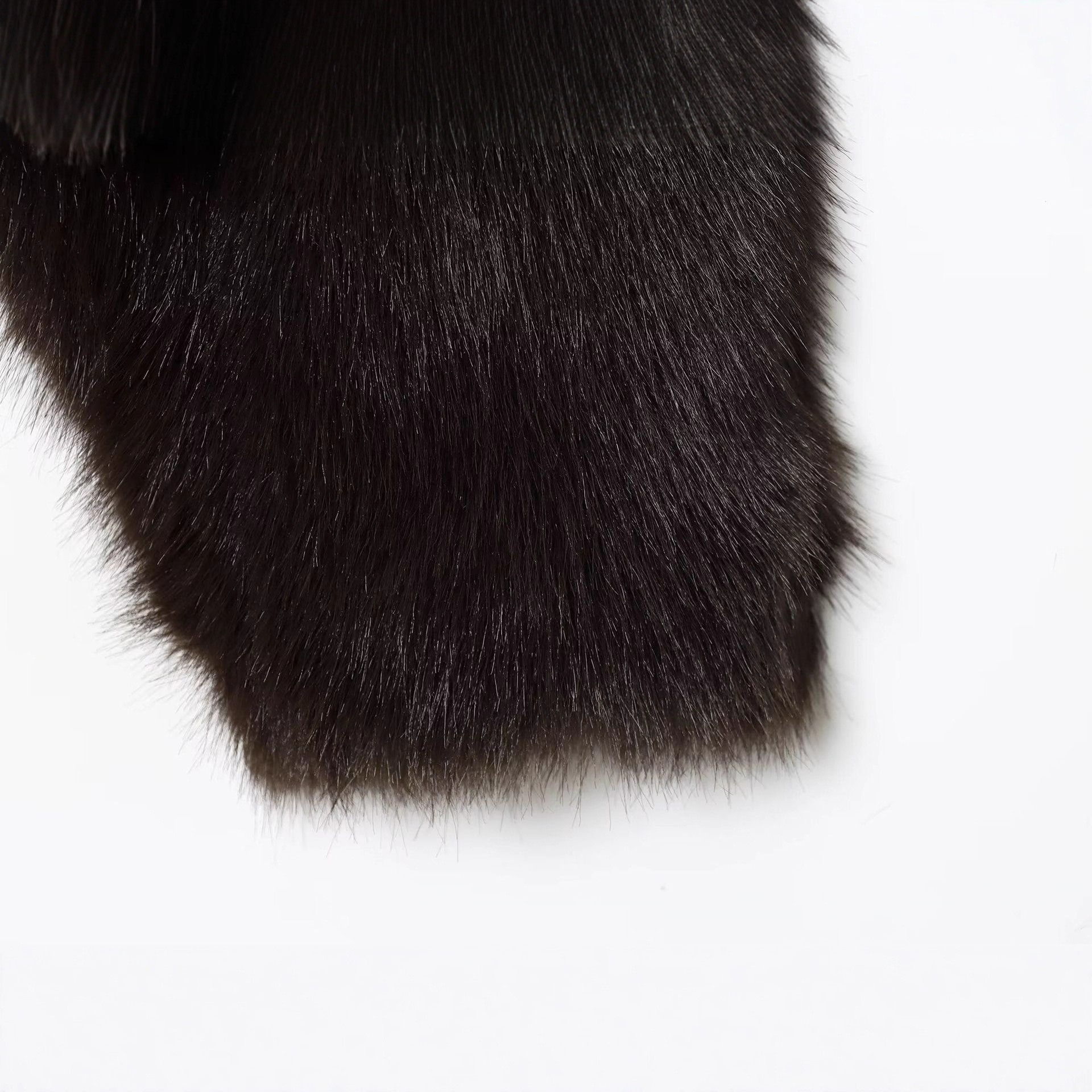 Women's Faux Fur Short Coat with Pockets