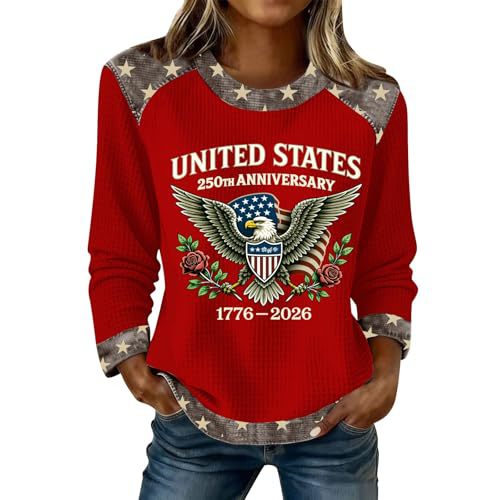 Women's Eagle Letter Print Crewneck Sweatshirt