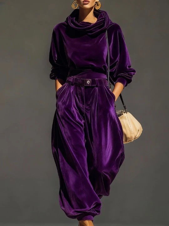 Black Shirt and Olive Green Tie-Waist Maxi Skirt Two-Piece Set