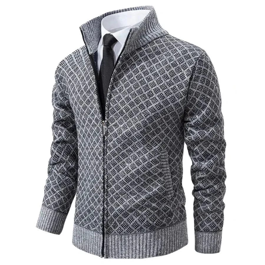 André Ferran Montpellier Zip-Up Sweater