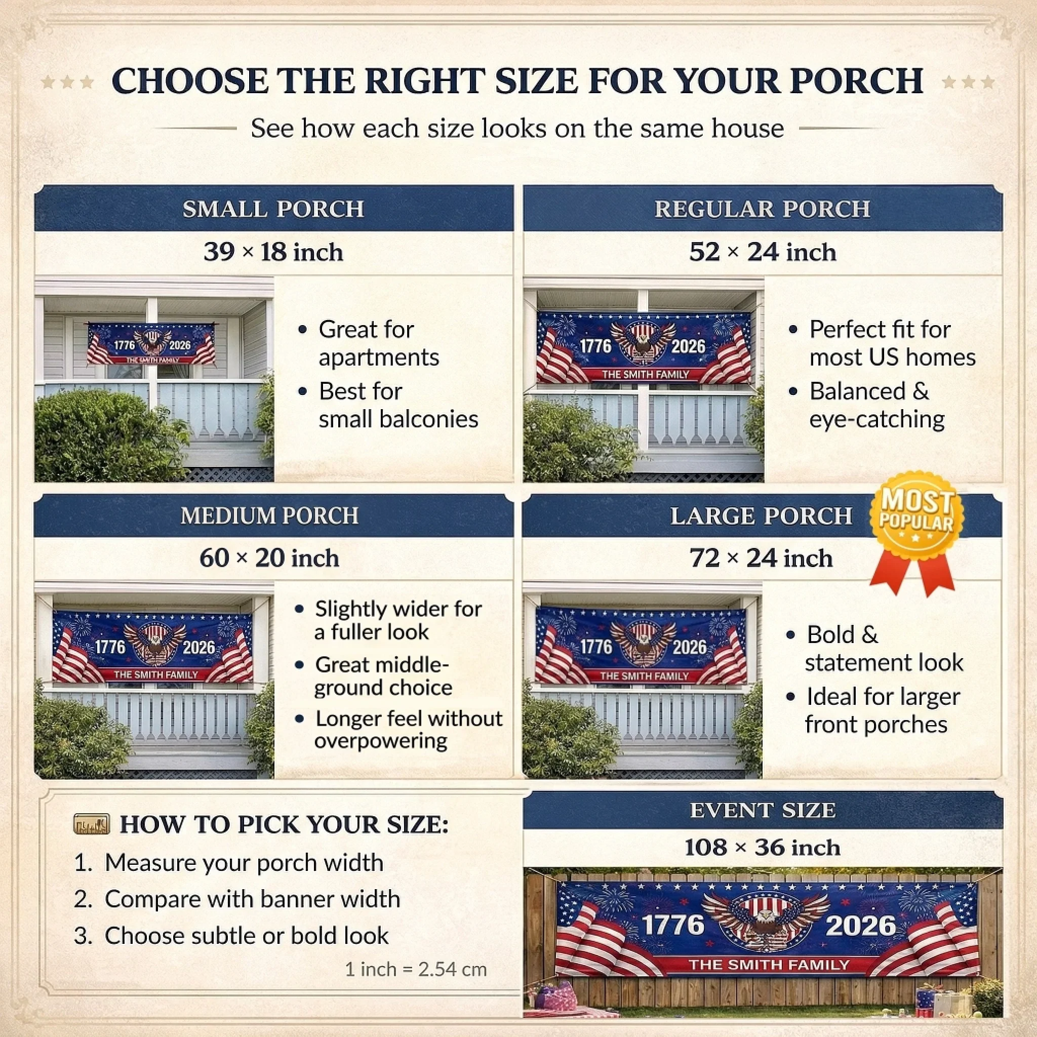 Custom Polyester Outdoor Banner - Personalized 250th Anniversary Gifts