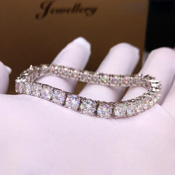 🔥Hot Sale 50% OFF🎁Sparkling Moissanite Bracelet❤