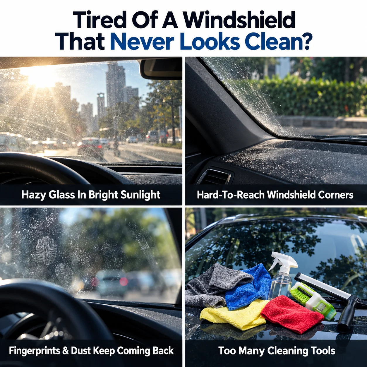 🔥 Extendable Windshield Cleaning Kit