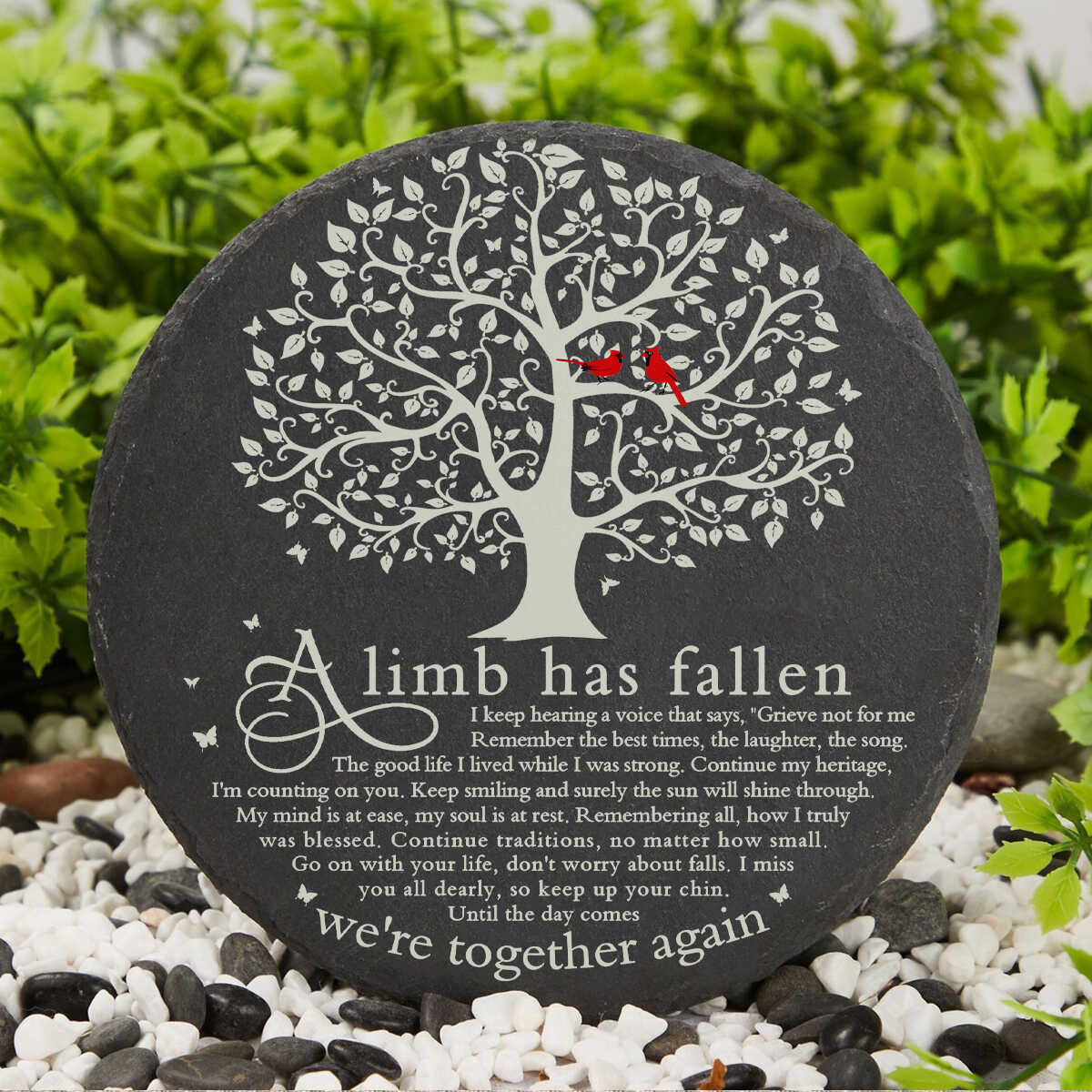 A Limb Has Fallen Memorial Garden Stone