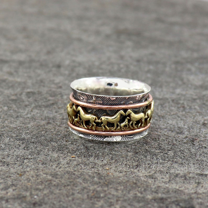 Horse Spinner Ring