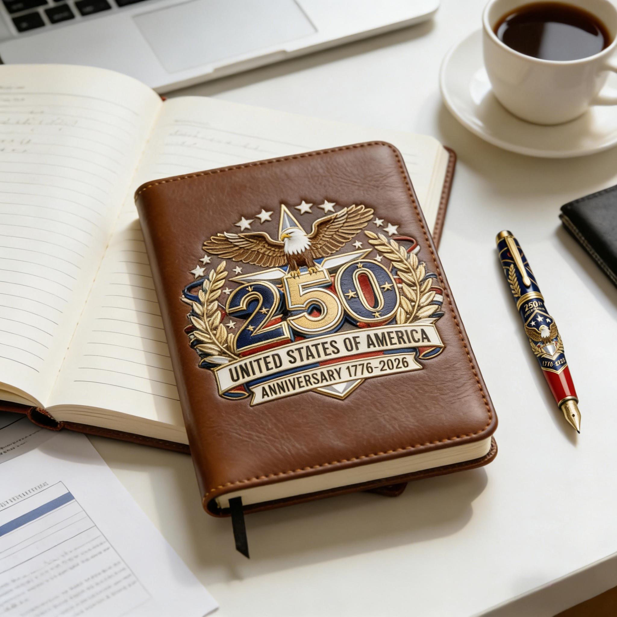 250th U.S. Anniversary Pen & Notebook Set