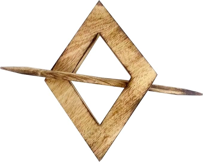 Flying Kite Handcrafted Wooden Curtain Holdbacks with Pin (Pair)