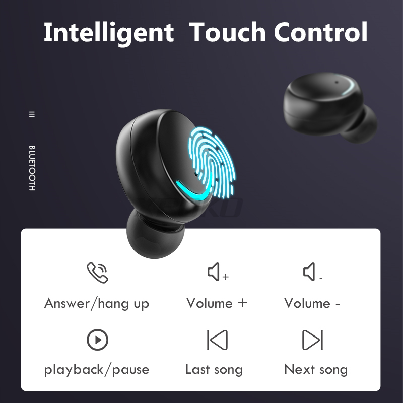 Wireless Touch Control Earbuds