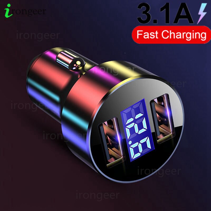 Dual USB LED Car Charger