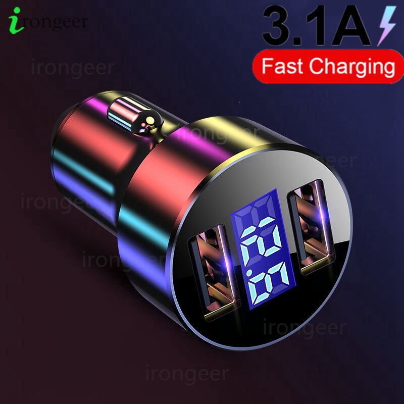Dual USB LED Car Charger