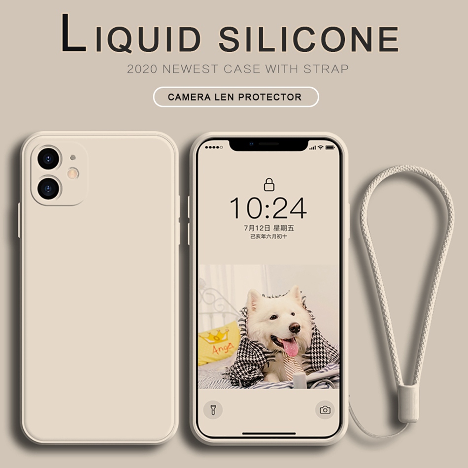 Luxury Liquid Silicone Case for iPhone