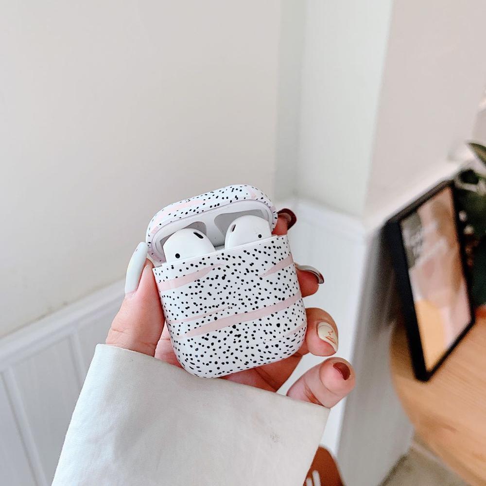 AirPods Marble Pattern Plastic Case