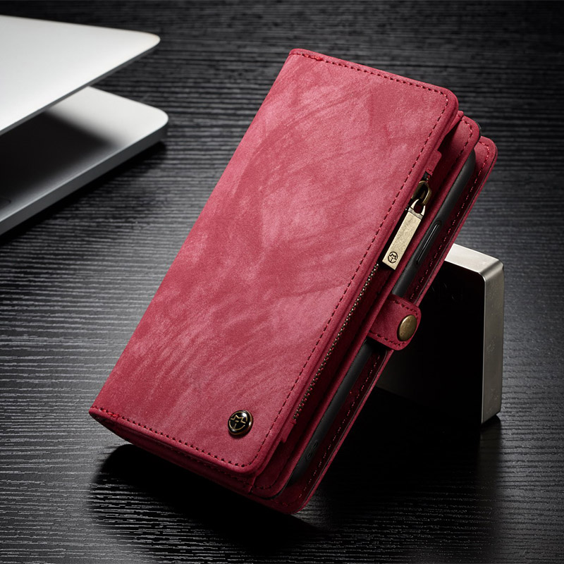 Leather Flip Stand Card Slot Wallet Case for Samsung