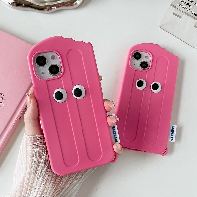 3D Cartoon Ice Cream Cute iPhone Cases 