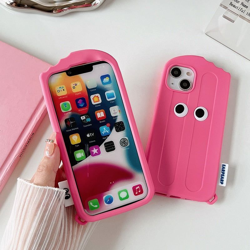 3D Cartoon Ice Cream Cute iPhone Cases 