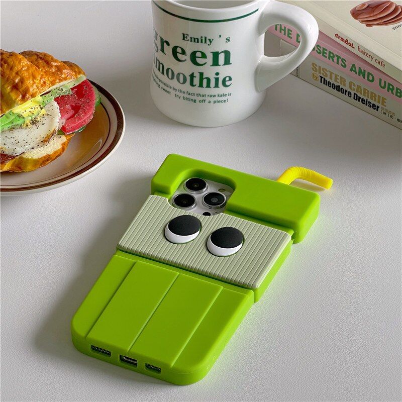 3D Kiwi Fruit Juice Cute iPhone Cases