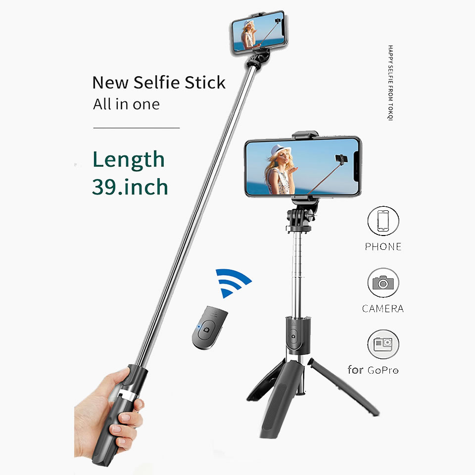 Bluetooth Tripod Selfie Stick