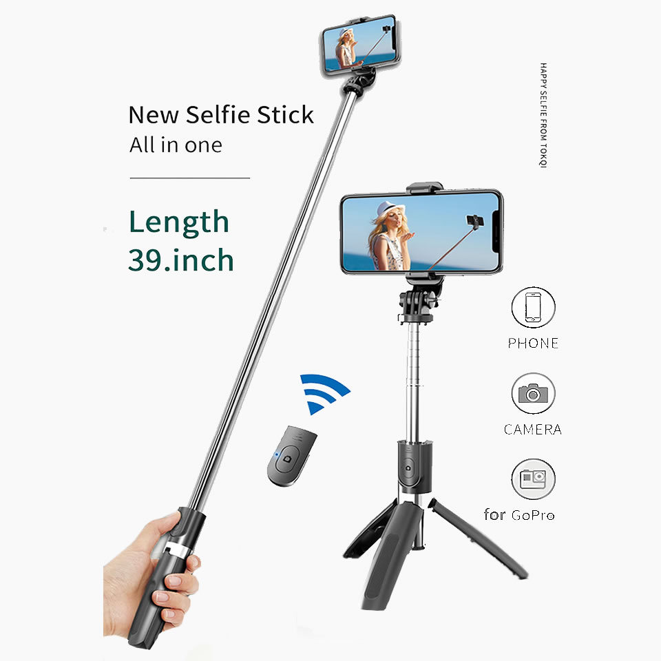 Bluetooth Tripod Selfie Stick