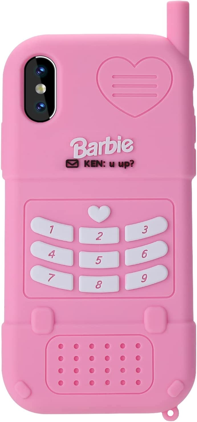  3D Silicon Cartoon Pink Cute Case 