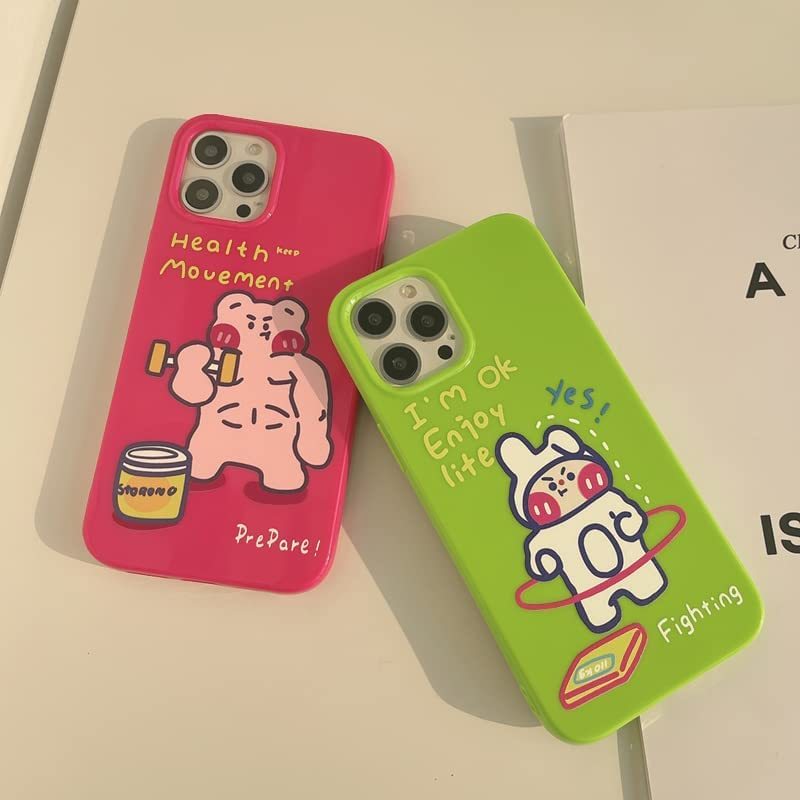 Transparent Cute iPhone Case 