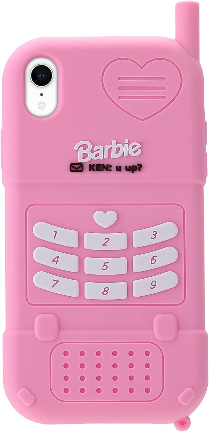  3D Silicon Cartoon Pink Cute Case 