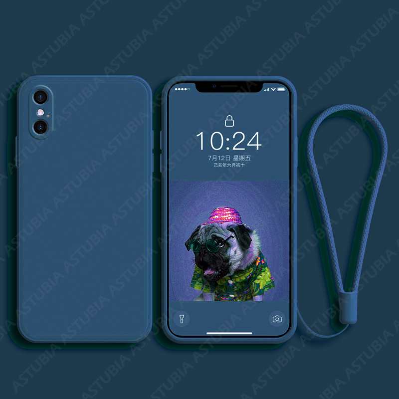 Luxury Liquid Silicone Case for iPhone