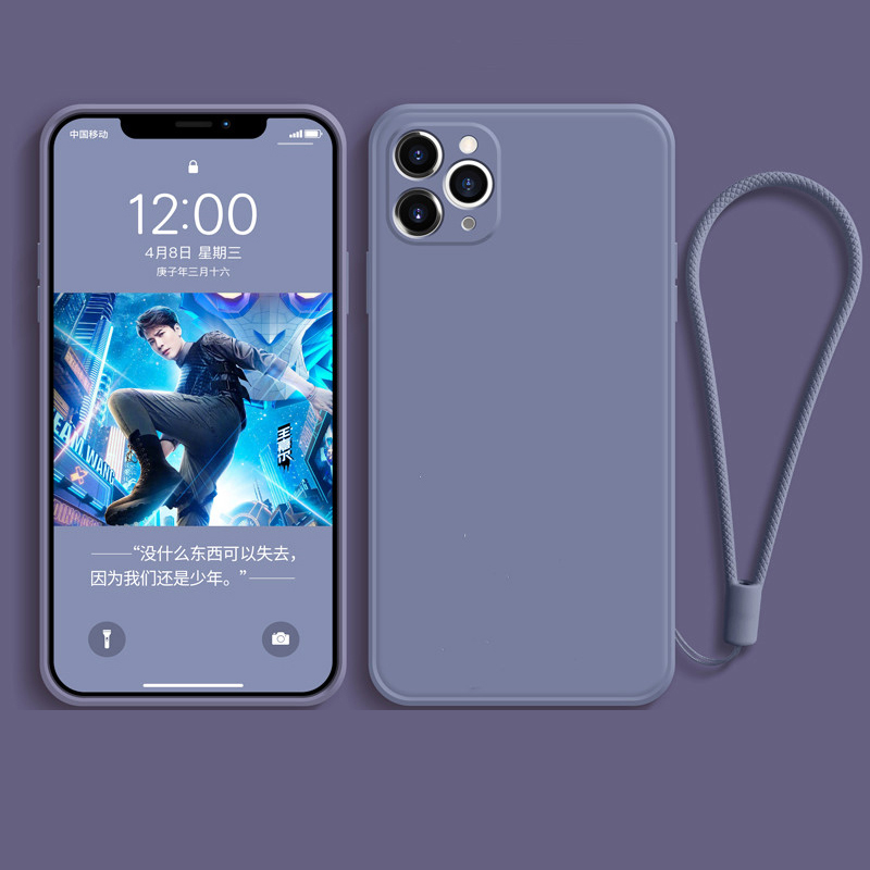 Luxury Liquid Silicone Case for iPhone