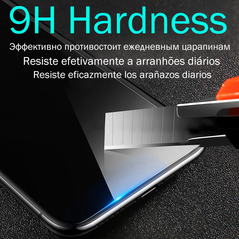 3Pcs Full Cover Tempered Glass Screen Protector for iPhone