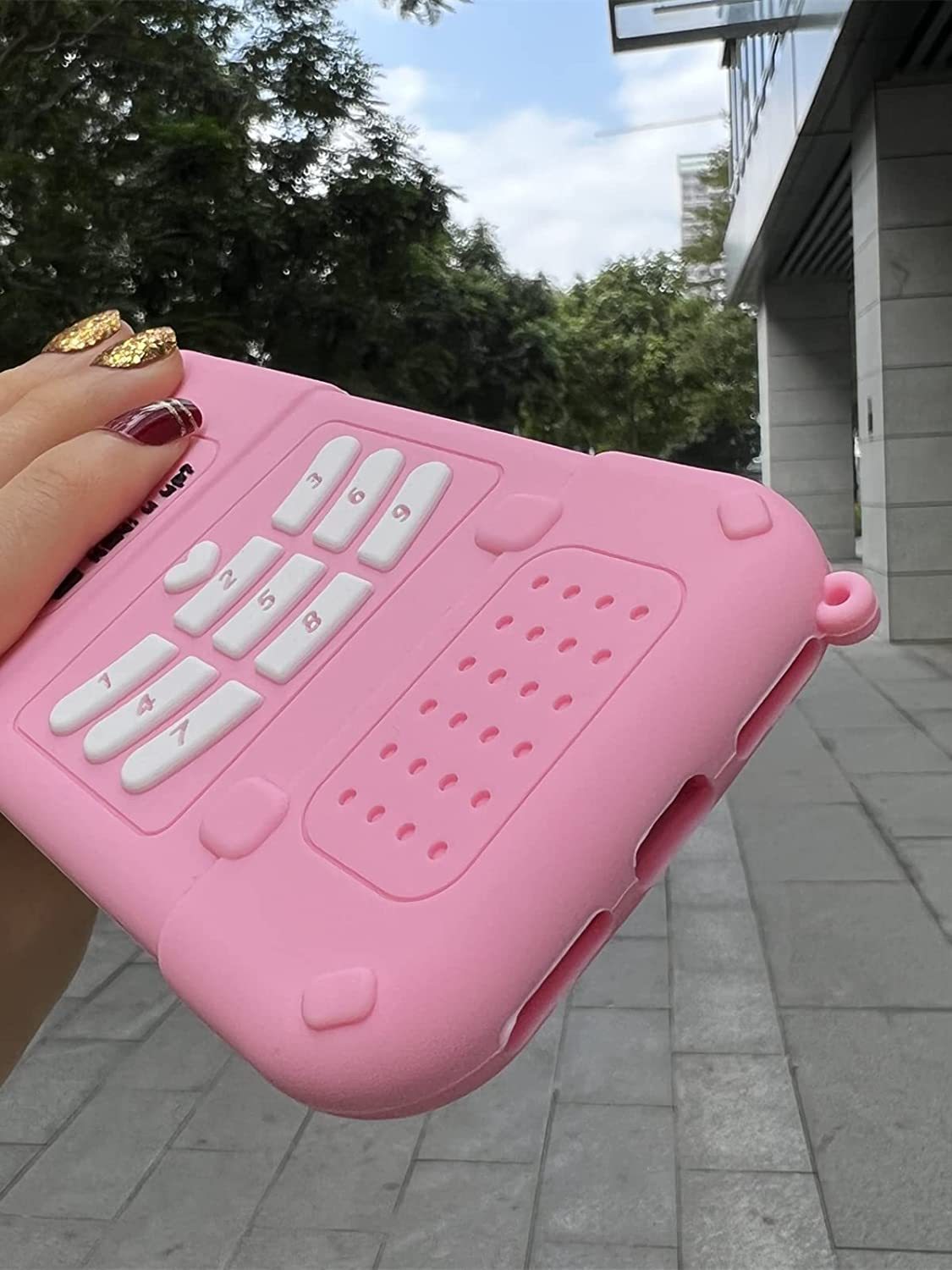  3D Silicon Cartoon Pink Cute Case 