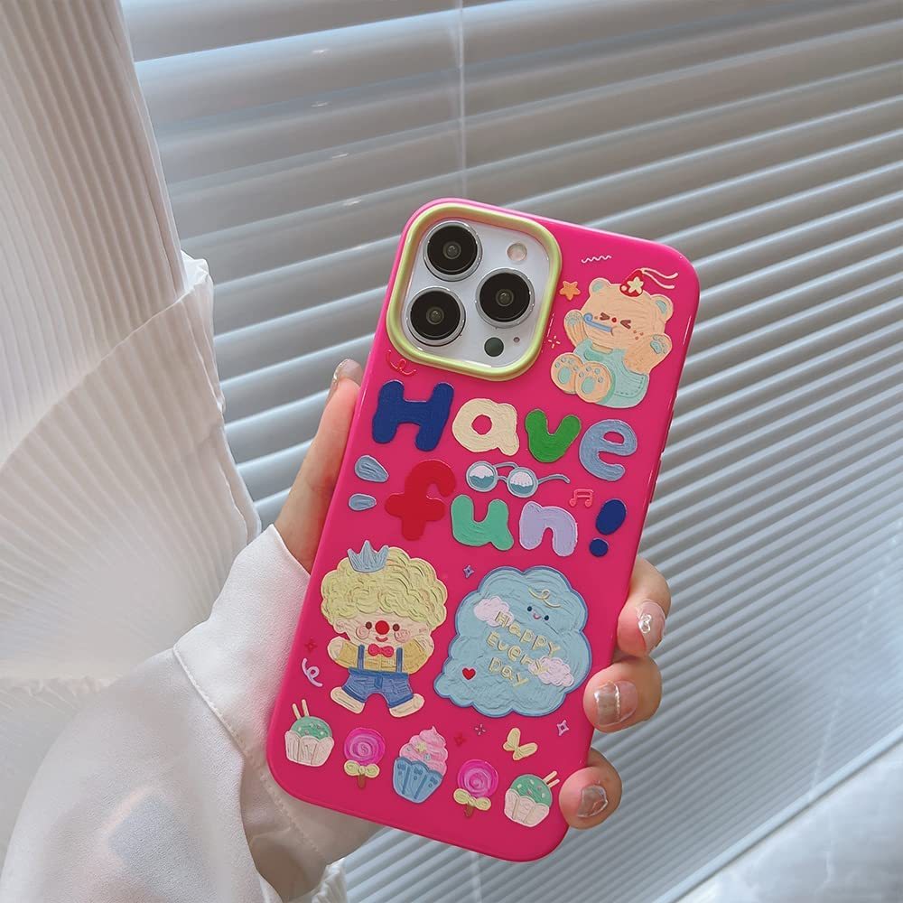 Transparent Cute iPhone Case 