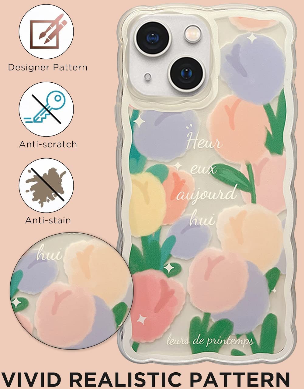 Transparent Cute iPhone Case 