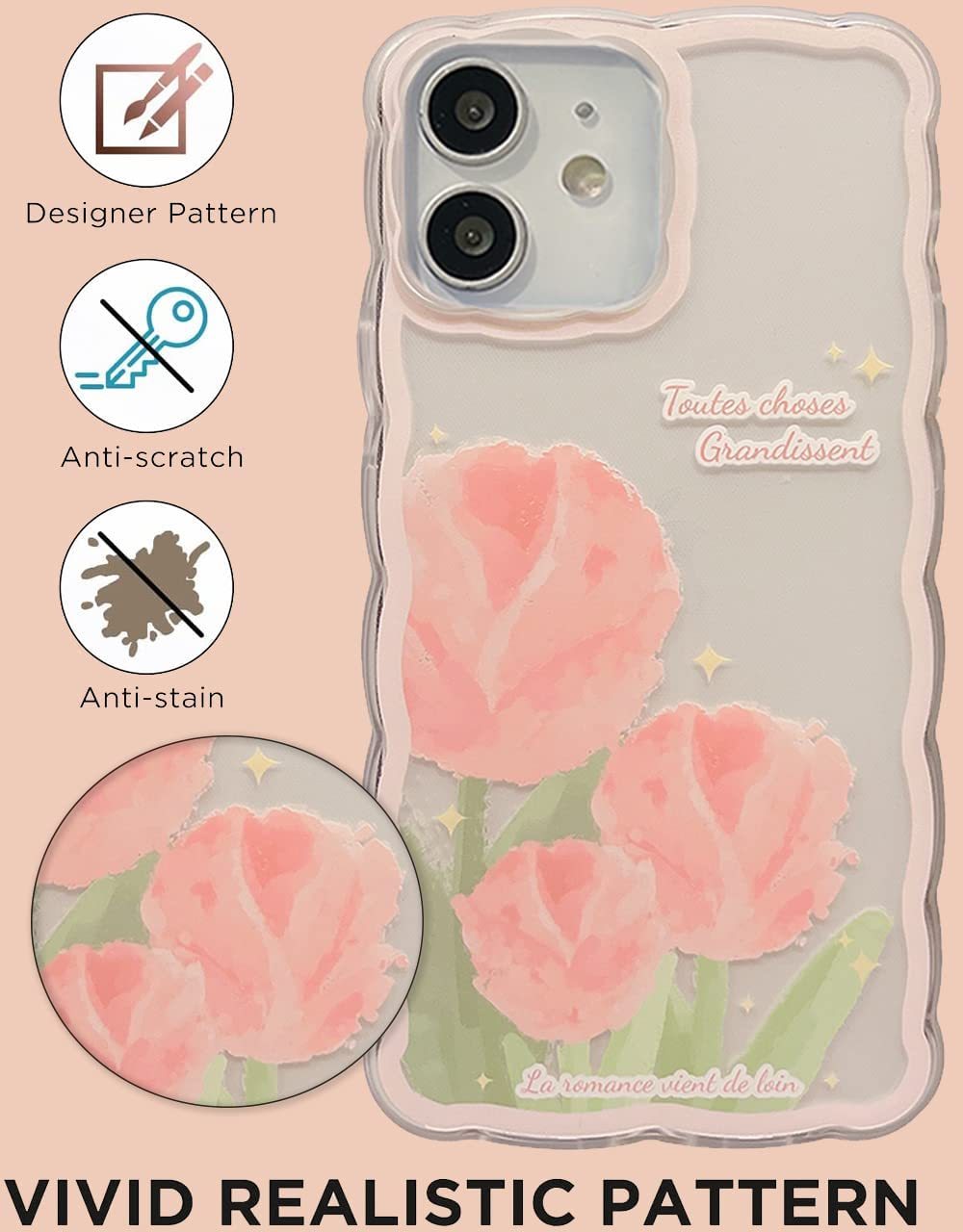 Transparent Cute iPhone Case 