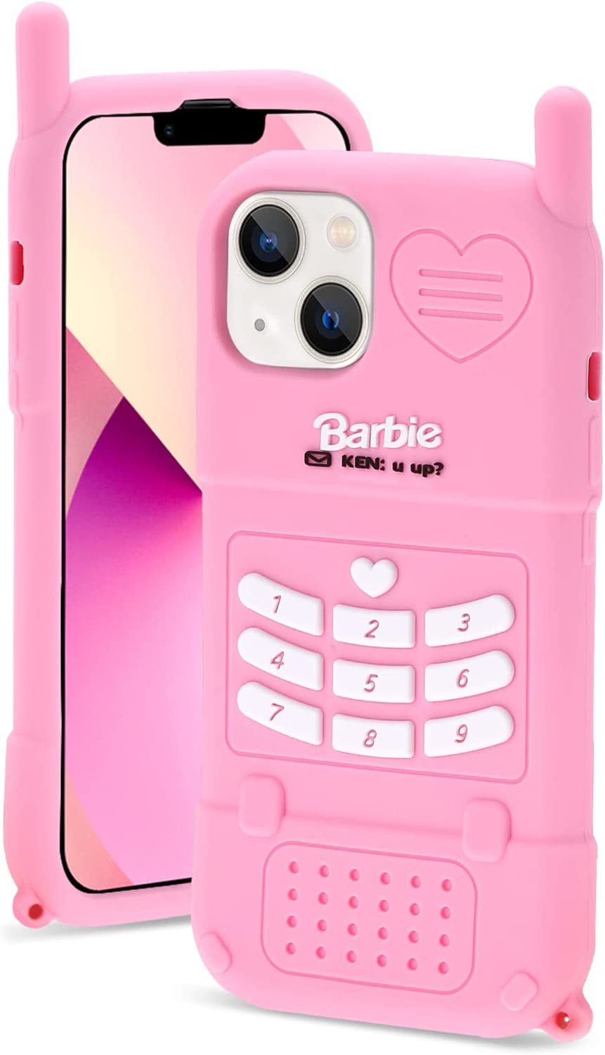  3D Silicon Cartoon Pink Cute Case 