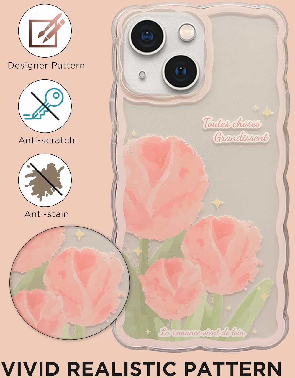 Transparent Cute iPhone Case 