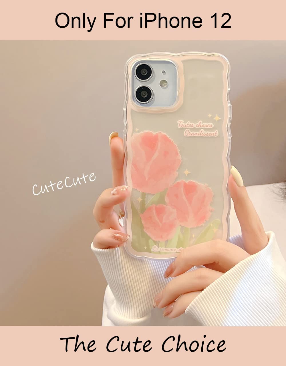 Transparent Cute iPhone Case 