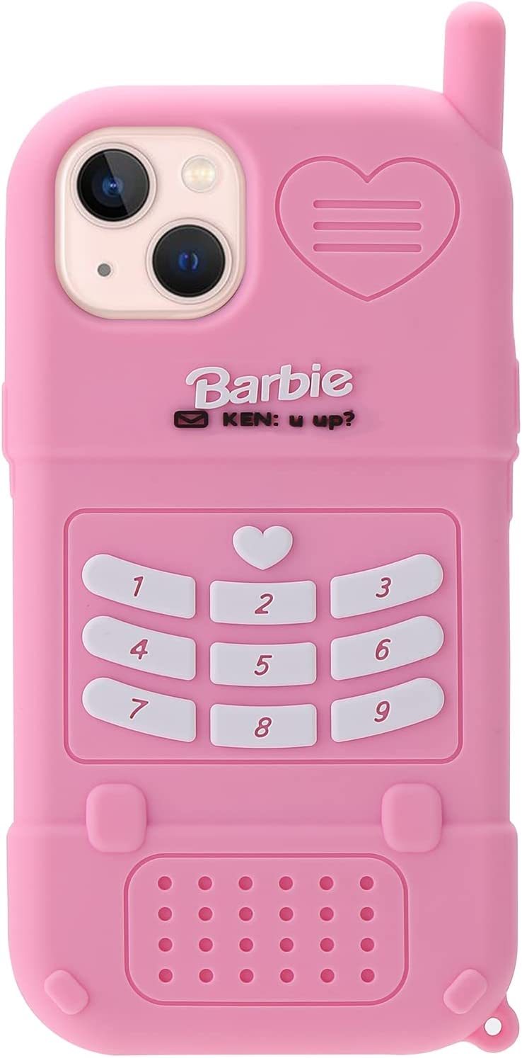  3D Silicon Cartoon Pink Cute Case 