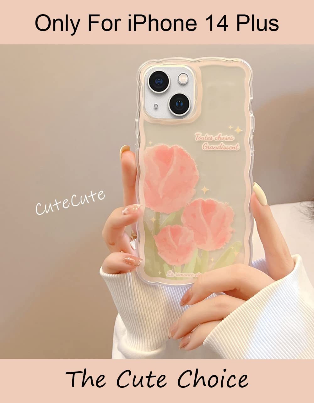 Transparent Cute iPhone Case 