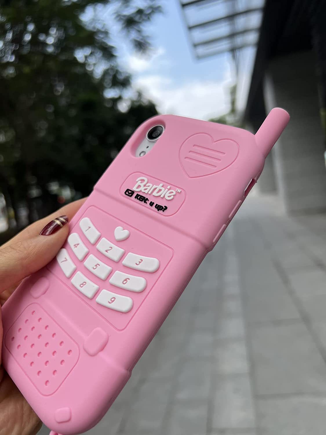  3D Silicon Cartoon Pink Cute Case 