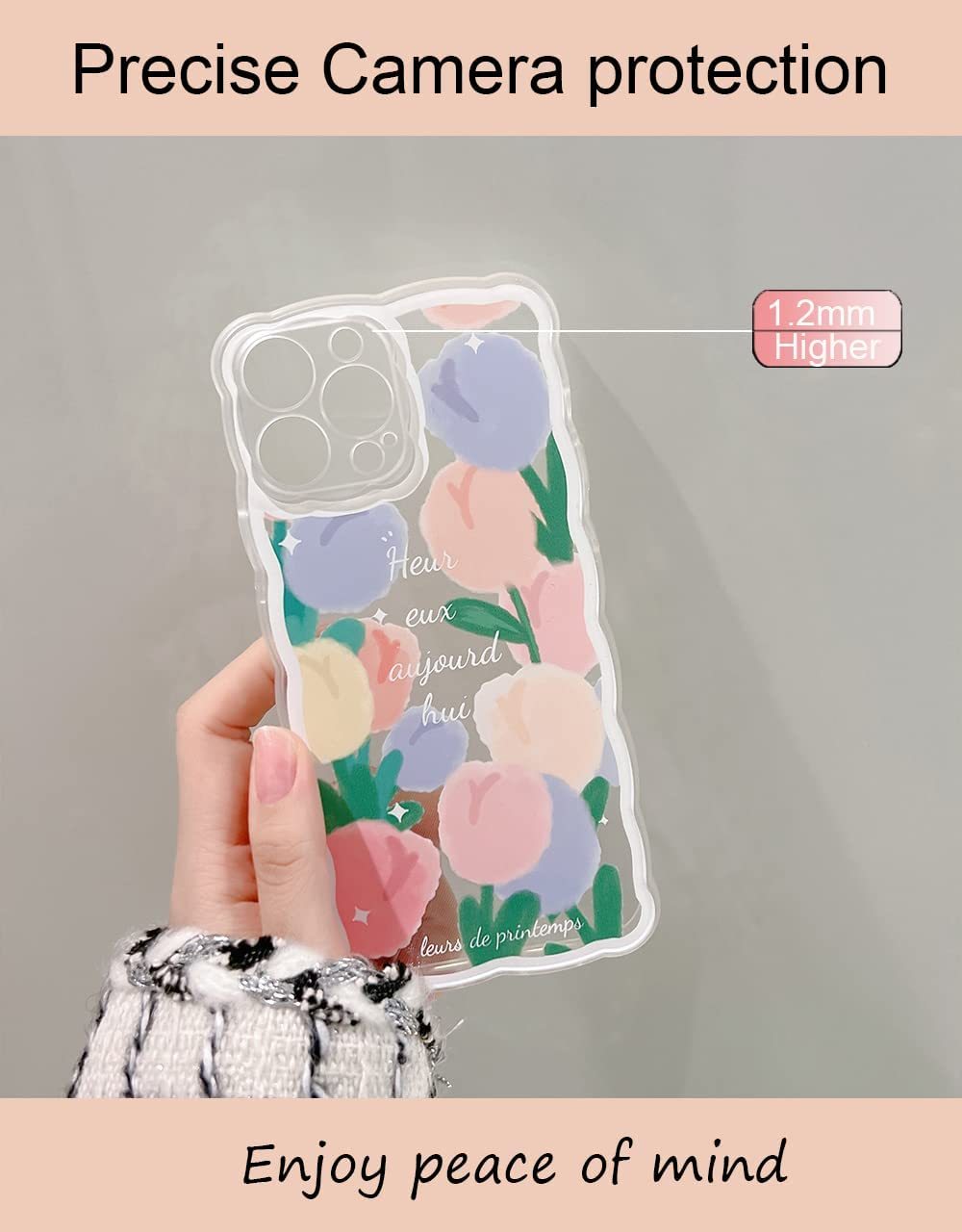 Transparent Cute iPhone Case 