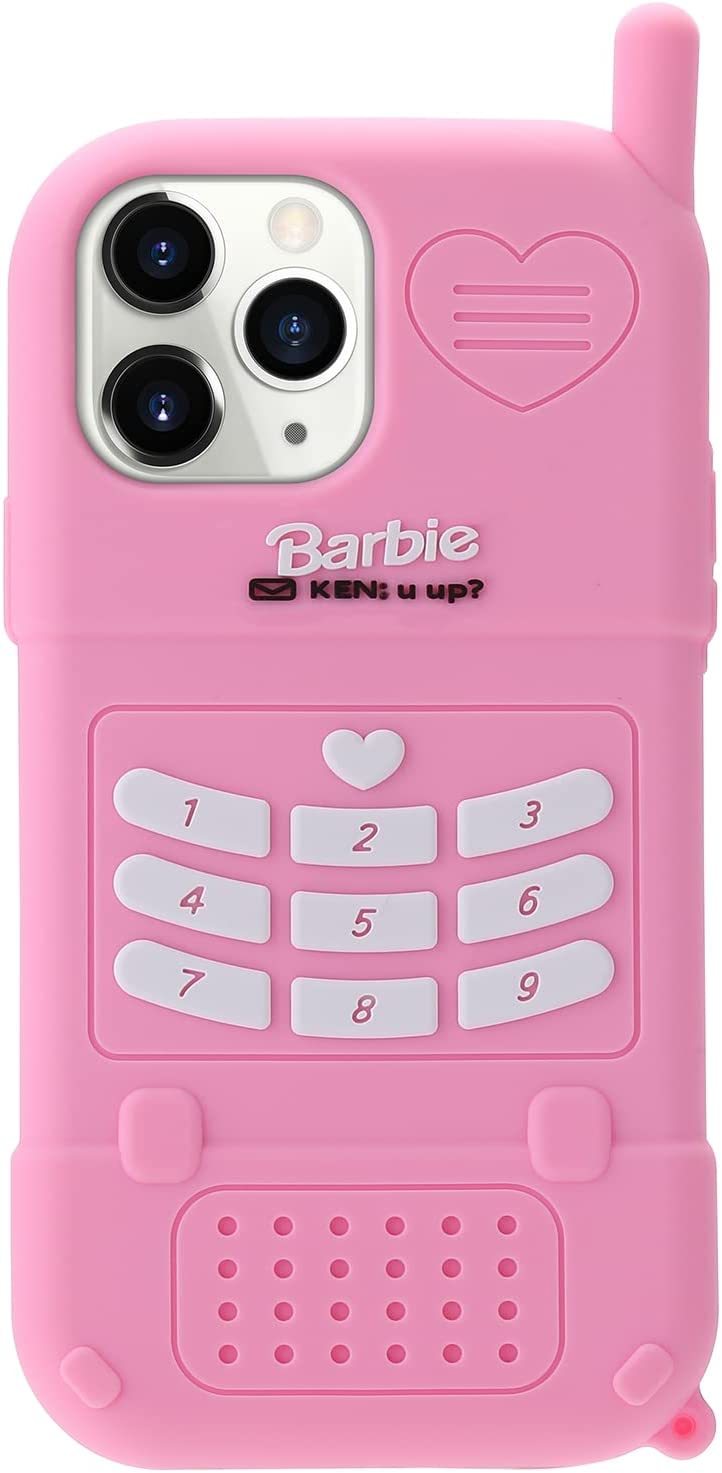  3D Silicon Cartoon Pink Cute Case 