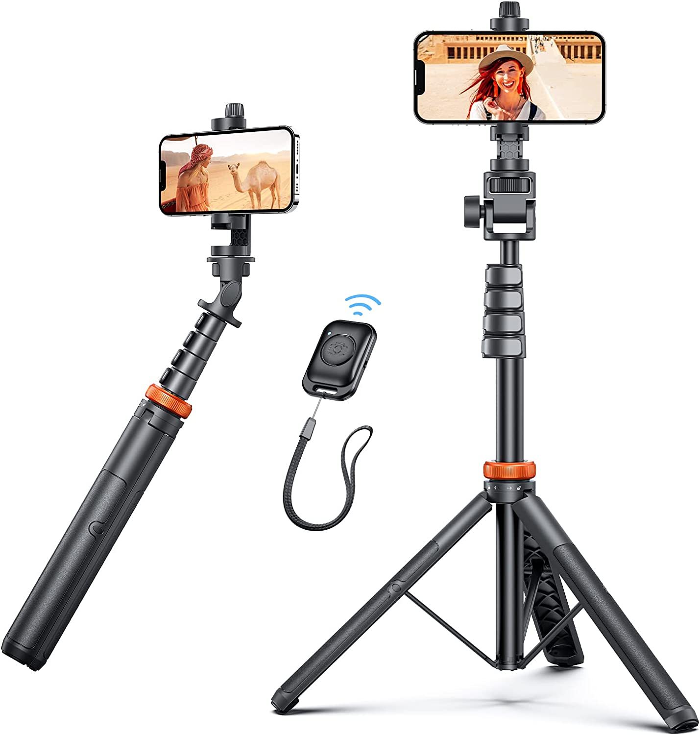 Selfie Stick Tripod with Remote Control