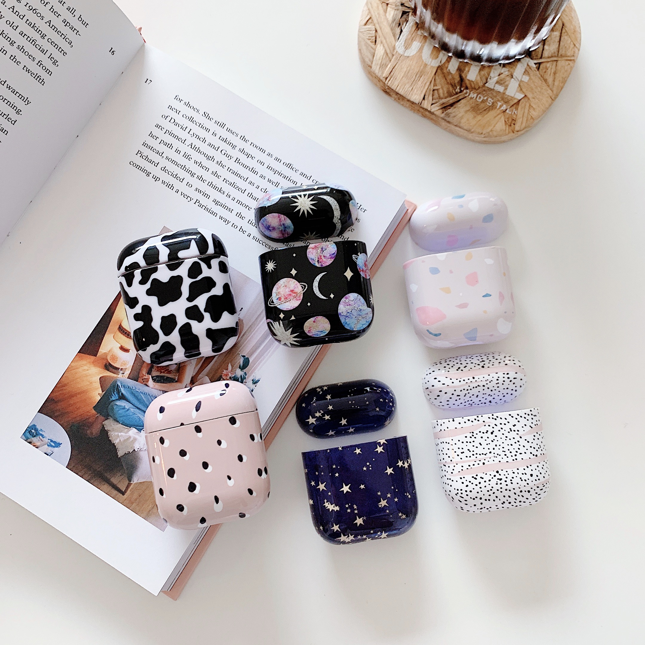 AirPods Marble Pattern Plastic Case