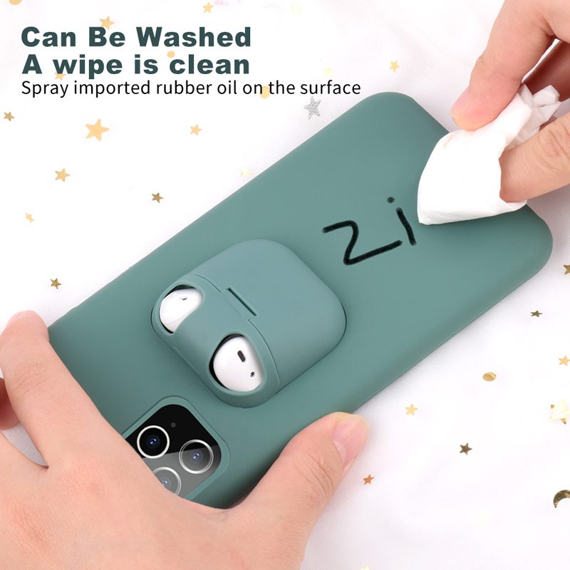 2 in 1 Earphone Storage Box for AirPods and iPhone
