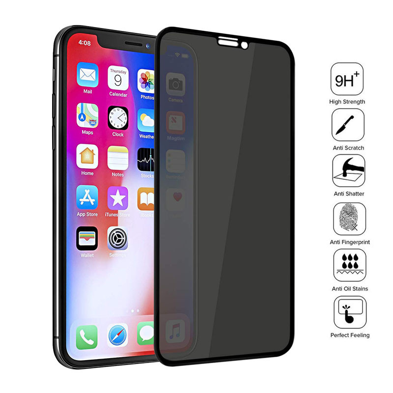 Anti-Spy Tempered Glass Screen Protector for iPhone