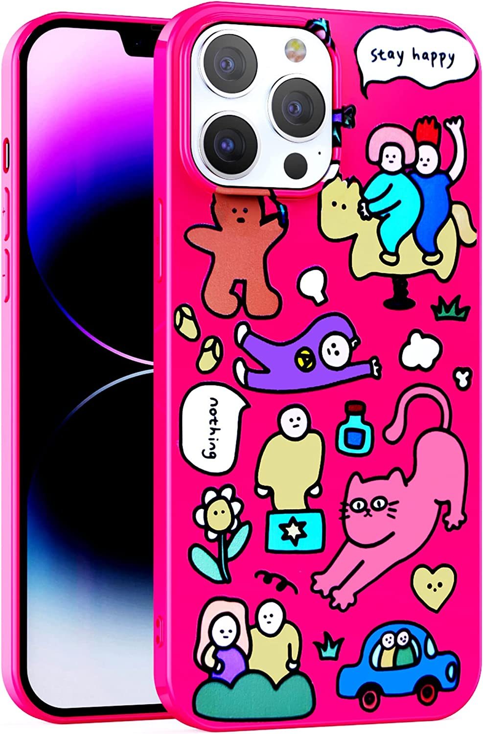 Transparent Cute iPhone Case 