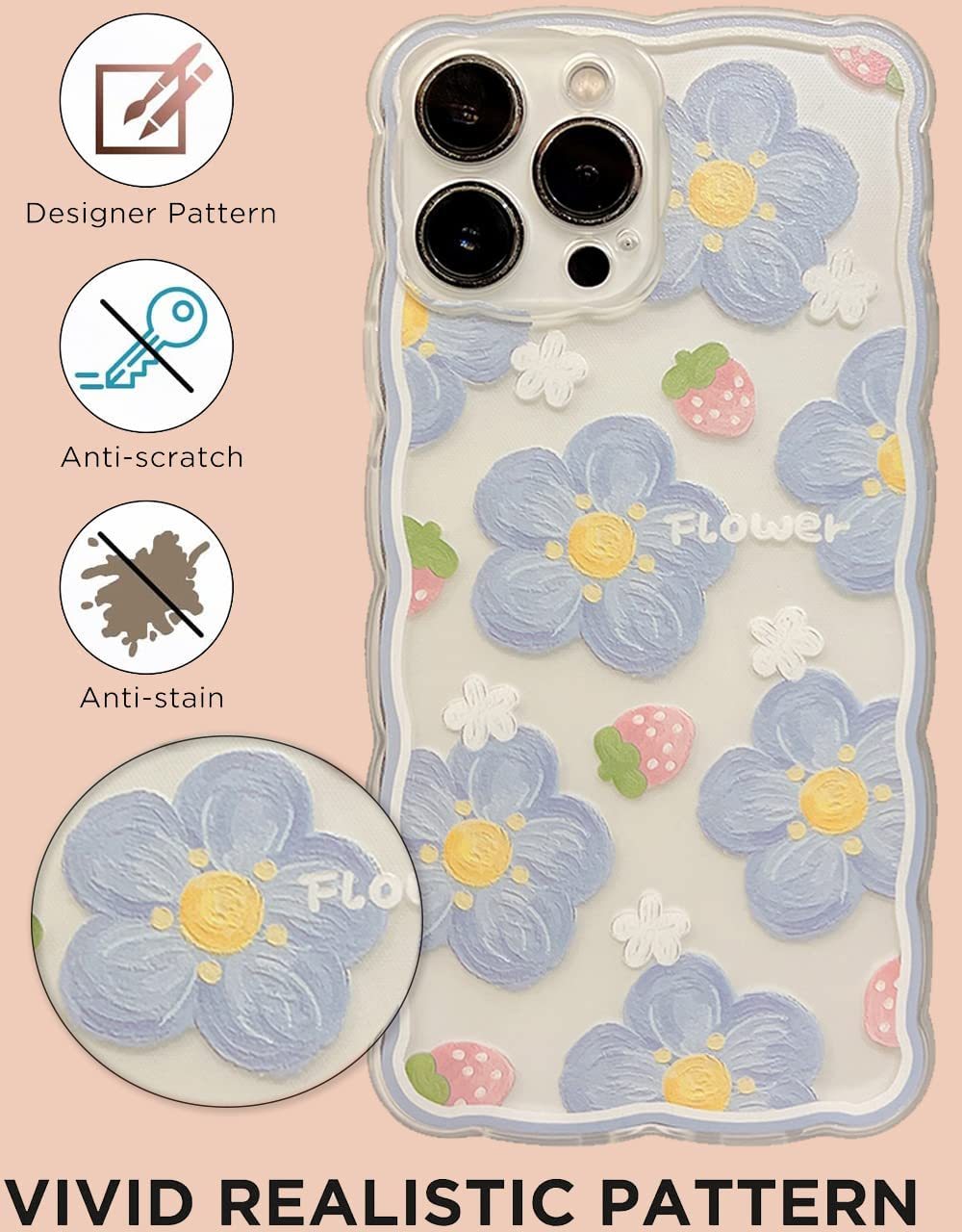 Transparent Cute iPhone Case 