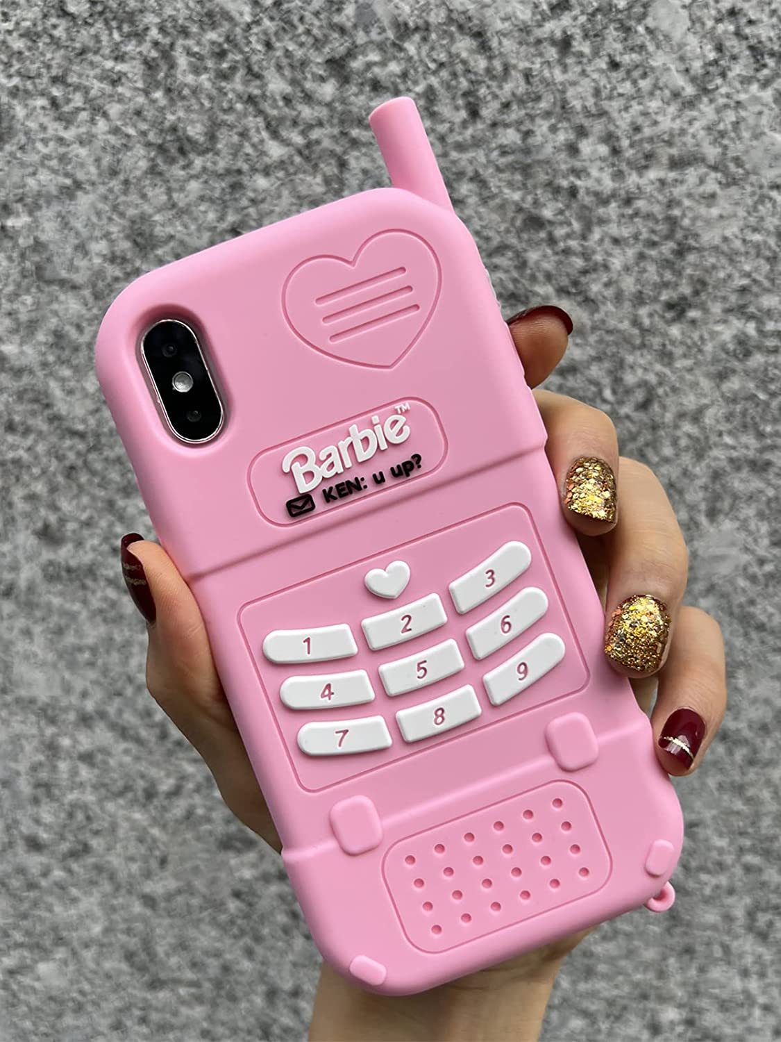  3D Silicon Cartoon Pink Cute Case 