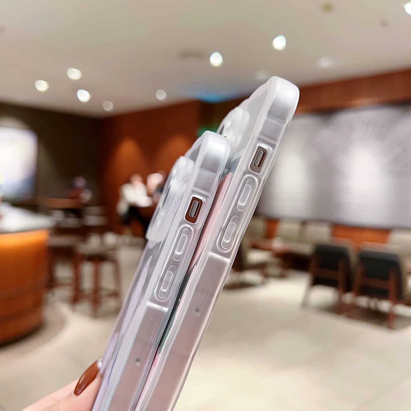 Transparent Cute iPhone Case 