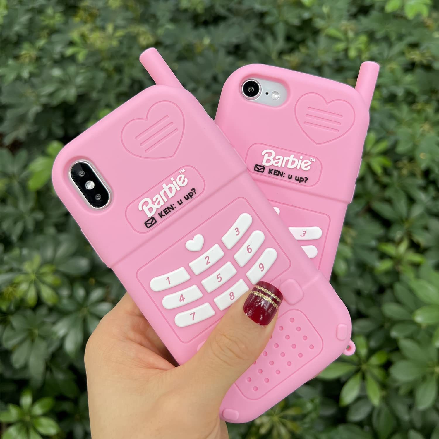  3D Silicon Cartoon Pink Cute Case 